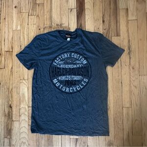 New and unwornd Harley-Davidson Men's Blue T-Shirt size Large - offers welcome